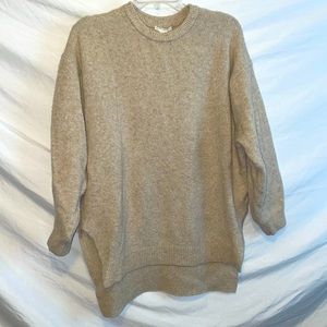 H&M Oatmeal Oversized Sweater - Size M